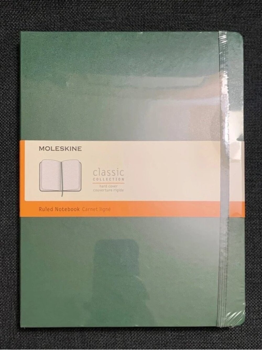 MOLESKINE Classic Pocket Notebook Lined Hard Cover Myrtle Green 5 X 8 1/4” NWT